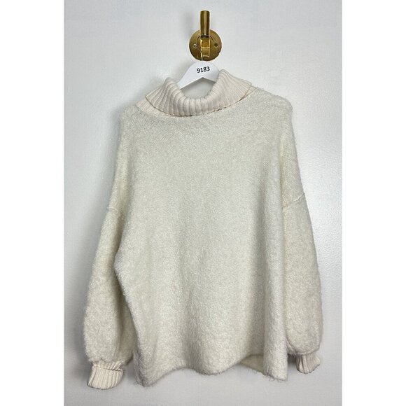 FREE PEOPLE Milo Tunic Sweater in Evening Cream Size X-Small - Picture 9 of 15